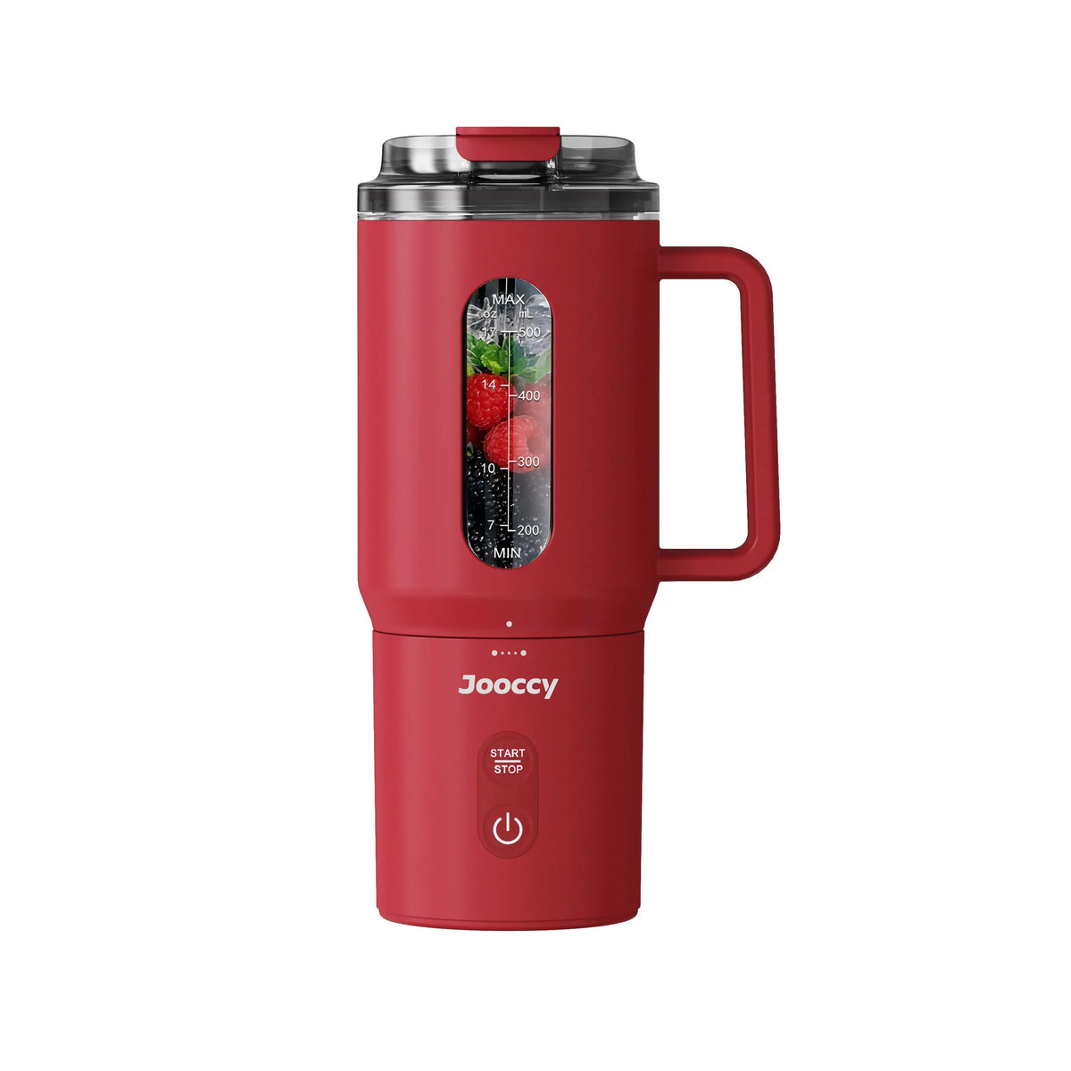 Smart Compact Portable Blender - 18oz Multi-Function Juicer with USB Rechargeable Ice Crushing Capability for Smoothies and Frozen Fruits, Ideal for Home and Gym Use