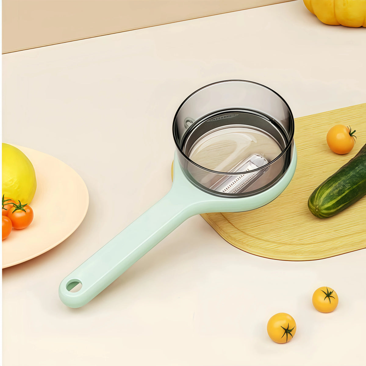 Upgraded Multi-Function Kitchen Fruit Peeler with Storage Case