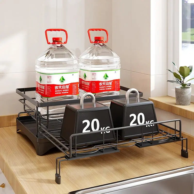 Indoor Recreation 2-Tier Adjustable Over-Sink Expandable Kitchen Dish Drying Rack - 360° Drain, Kitchen Organizer, Dish Storage, Organiser, Storage Holder, Efficient Home Supplies Drying Solution