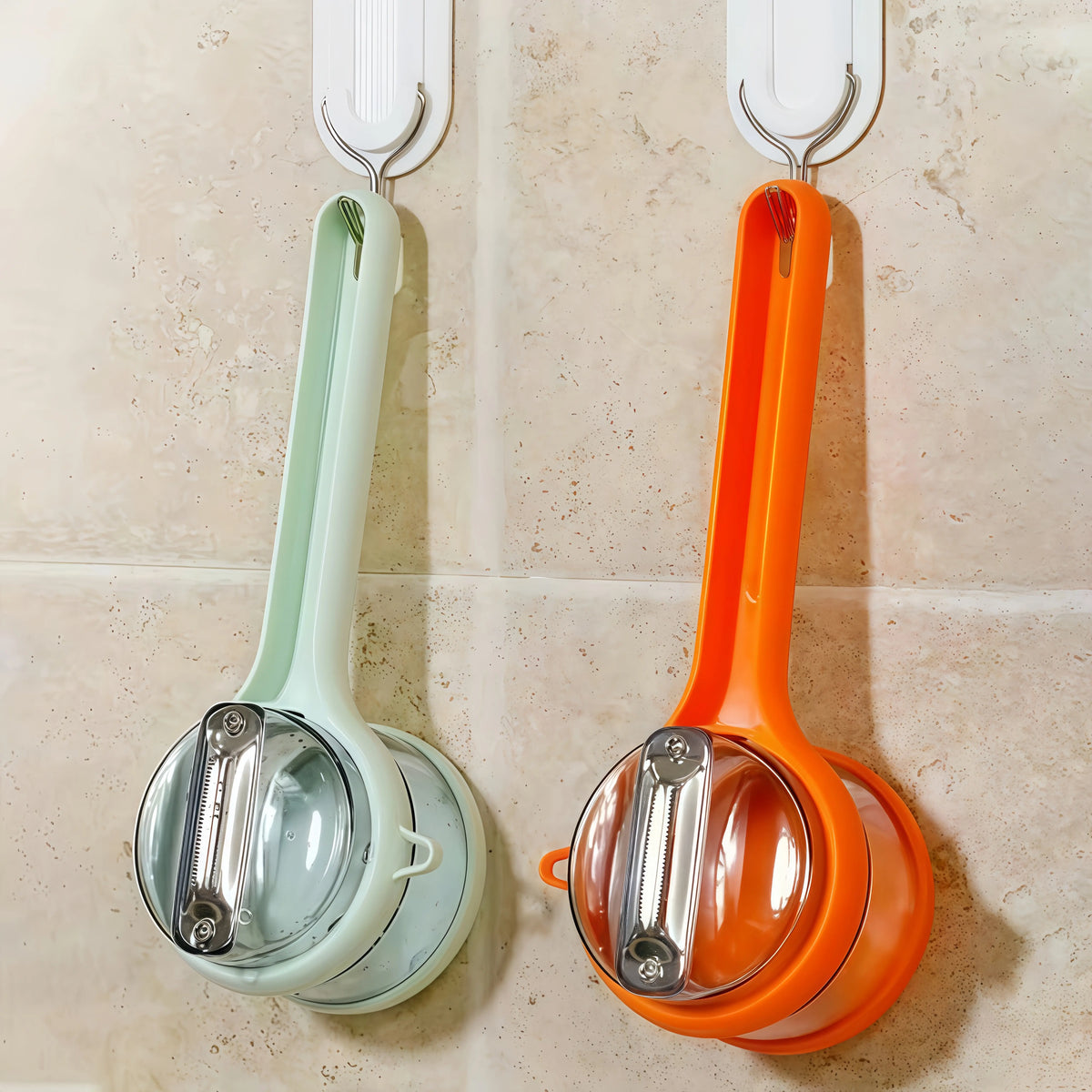 Upgraded Multi-Function Kitchen Fruit Peeler with Storage Case