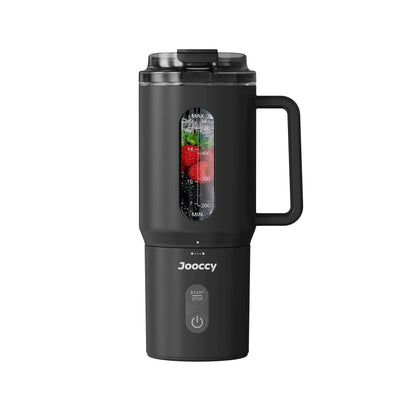 Smart Compact Portable Blender - 18oz Multi-Function Juicer with USB Rechargeable Ice Crushing Capability for Smoothies and Frozen Fruits, Ideal for Home and Gym Use