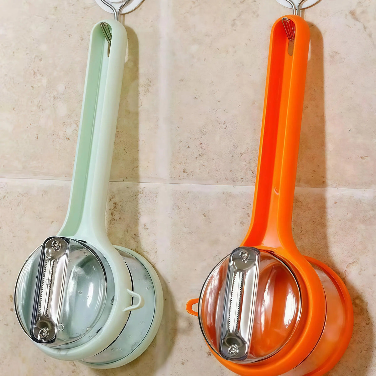 Upgraded Multi-Function Kitchen Fruit Peeler with Storage Case