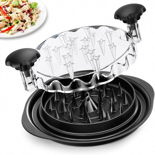 Large Chicken Shredder - Twist Mechanism Shredding Tool, Food Prep Utensil, ABS Plastic Home Kitchen Accessory for BBQ Meat, Home Cooking Kitchen Utensils & Supplies
